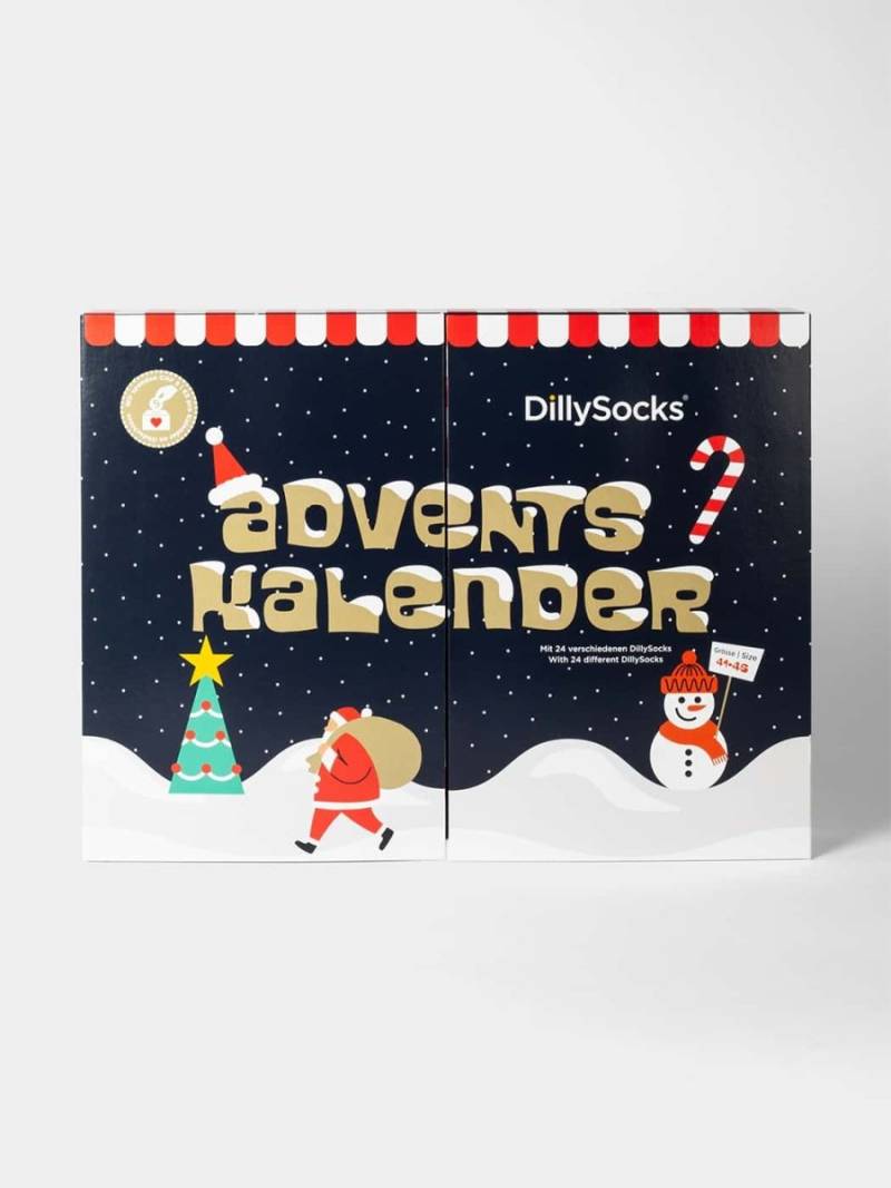 - Socken-Adventskalender mit 24 Paar Socken von DillySocks