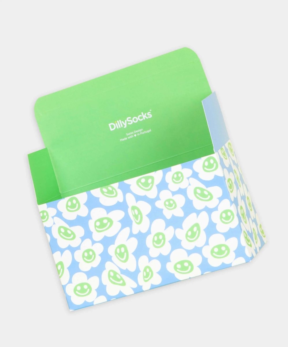 - Geschenkverpackung in Blau Grün mit Motiv/Muster - Geschenkverpackung in Blau Grün mit Motiv/Muster von DillySocks