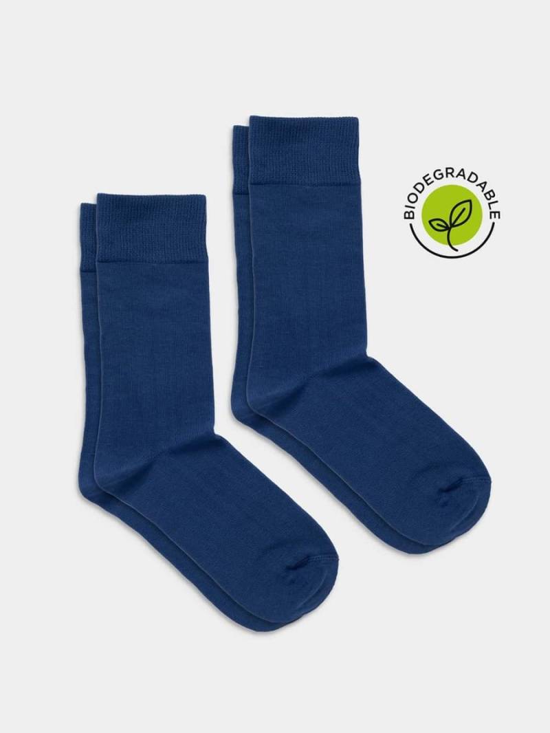 - Socken-Sets in Blau mit Uni Motiv/Muster von DillySocks