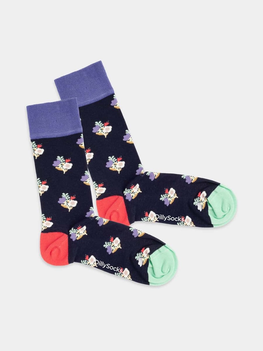 - Socken in Blau mit Sport Meer Tier Motiv/Muster - Socken in Blau mit Sport Meer Tier Motiv/Muster von DillySocks