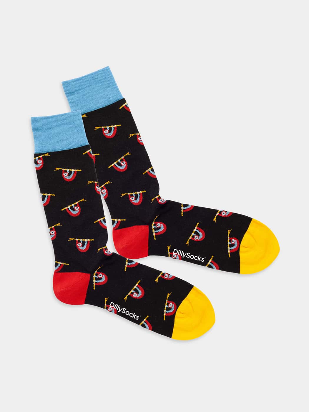 - Socken in Schwarz  mit Tier Motiv/Muster von DillySocks