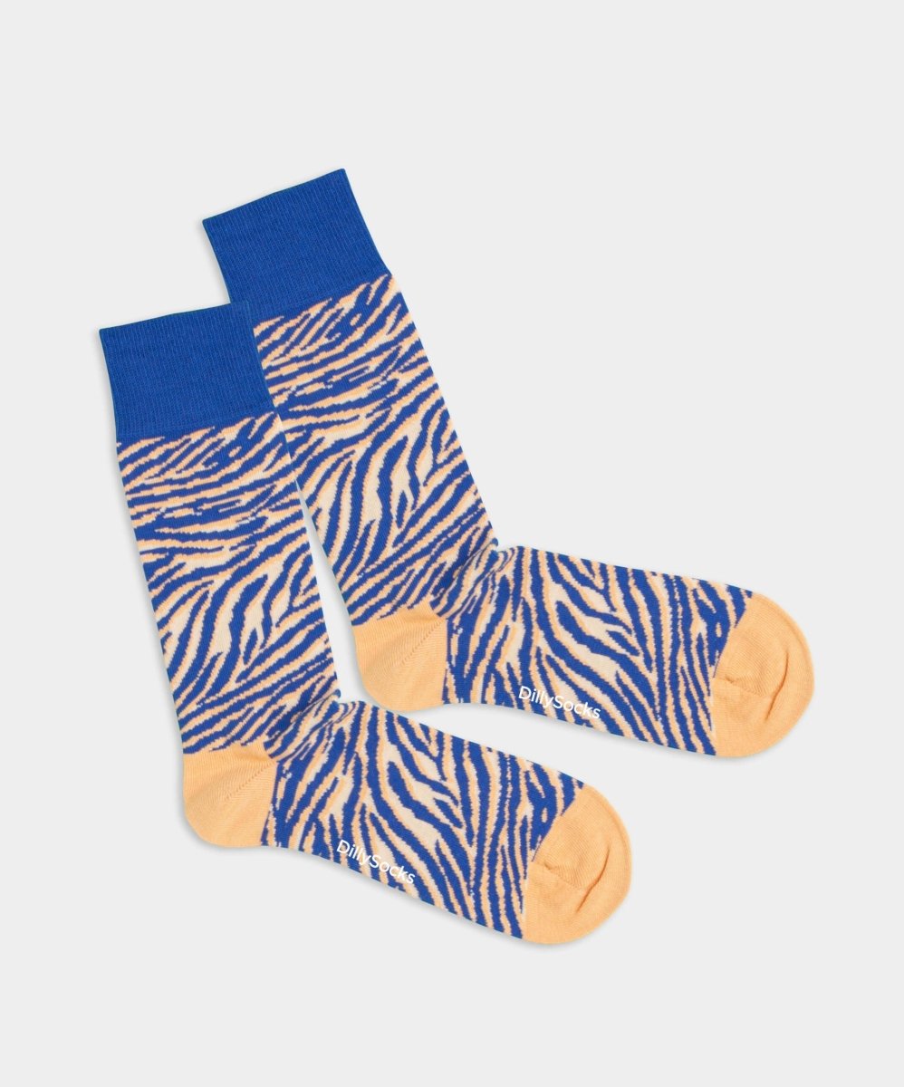 - Socken in Weiss mit Tier Katze Motiv/Muster - Socken in Weiss mit Tier Katze Motiv/Muster von DillySocks