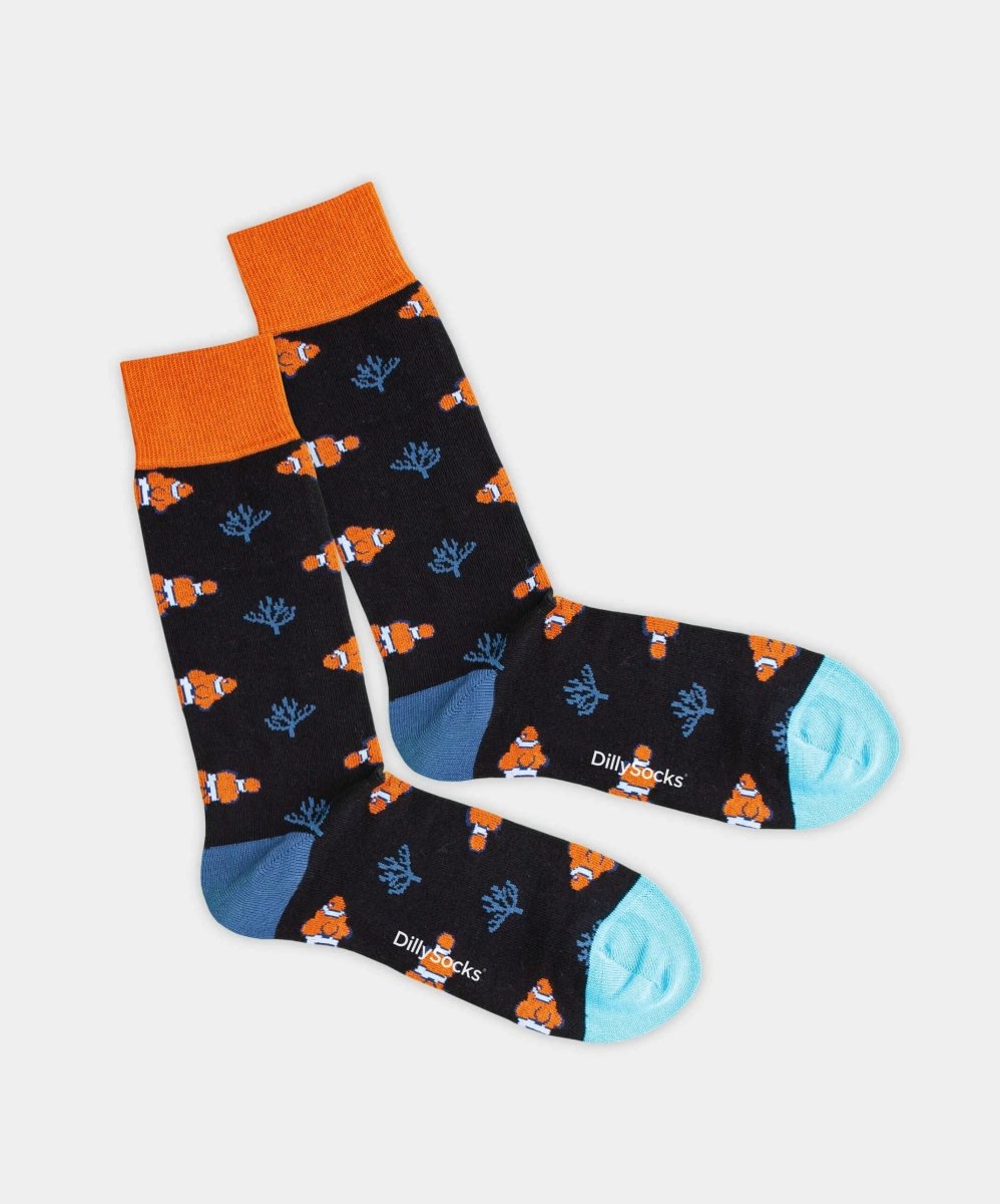 - Socken in Schwarz mit Tier Motiv/Muster - Socken in Schwarz mit Tier Motiv/Muster von DillySocks