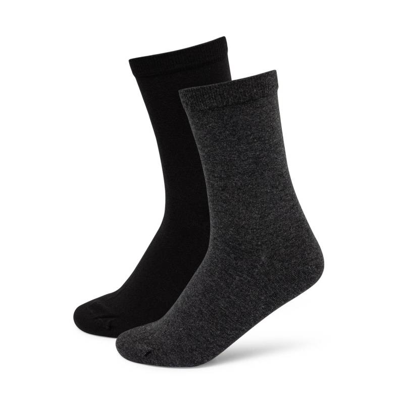 Knöchellange Socken Damen Anthrazit 35-38 von DIM