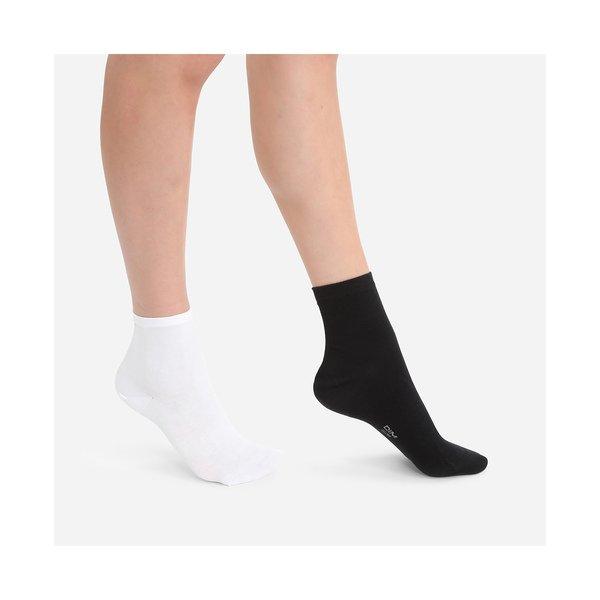 Dim - Socken, für Damen, Schwarz/Weiss, Größe 35-38 von Dim