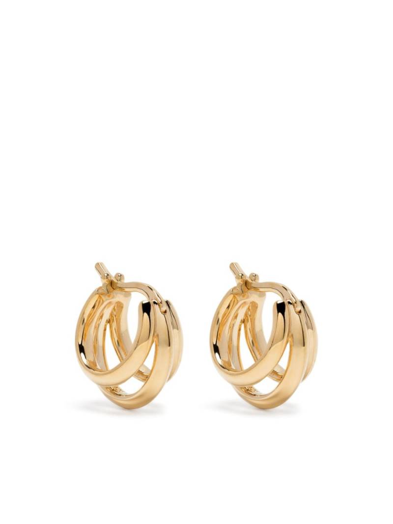 Dinny Hall Signature Triple hoop earrings - Gold von Dinny Hall