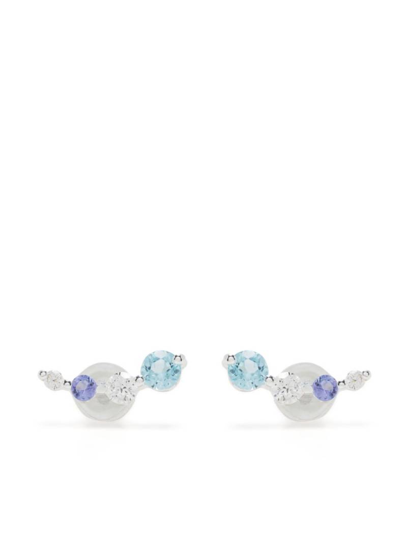 Dinny Hall crystal-embellished stud earrings - Silver von Dinny Hall