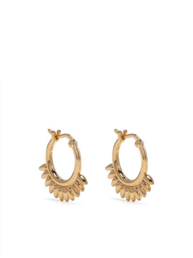 Dinny Hall small Sunbeam Click hoop earrings - Gold von Dinny Hall