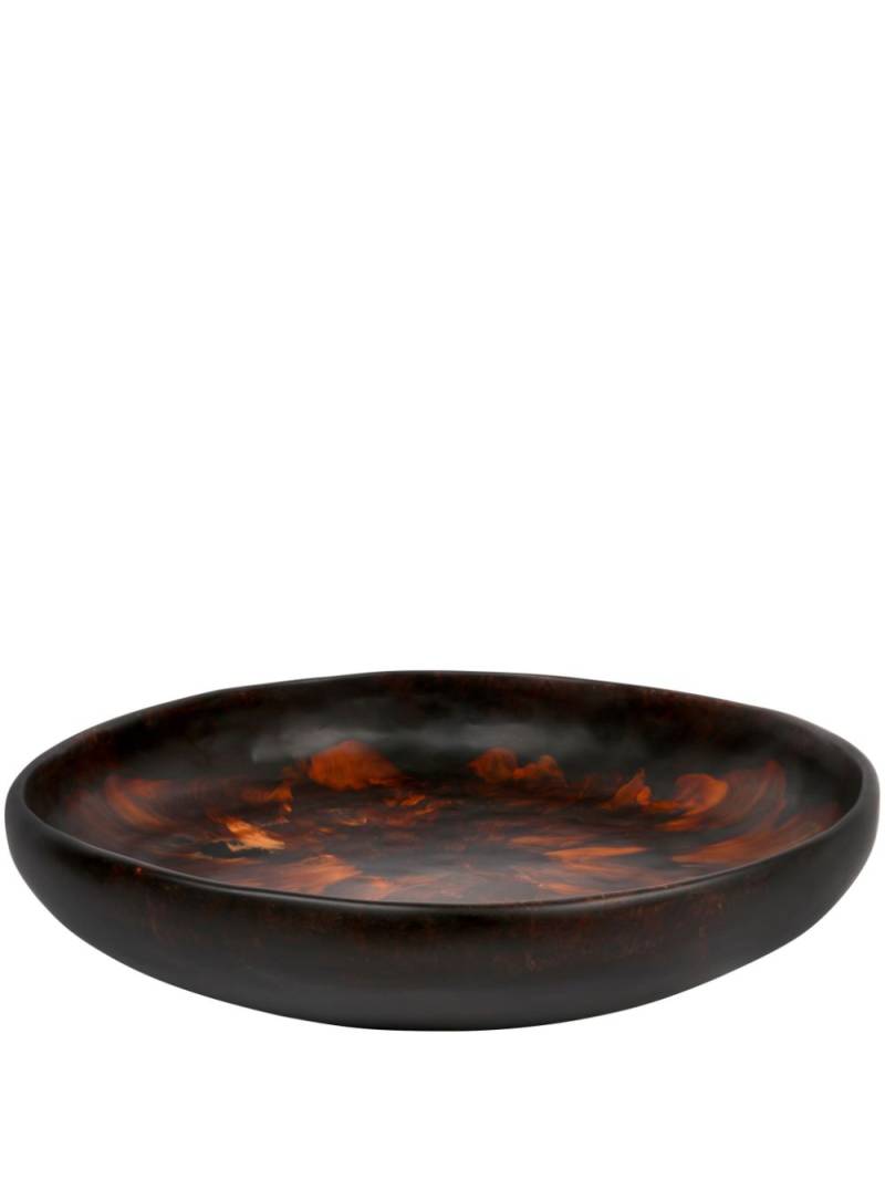 Dinosaur Designs large resin earth bowl - Brown von Dinosaur Designs