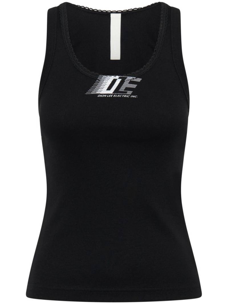 Dion Lee DLE organic cotton tank top - Black von Dion Lee