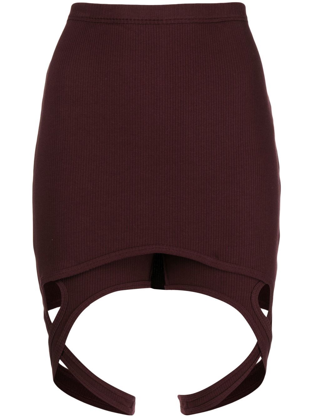 Dion Lee Double Lock mini skirt - Red von Dion Lee