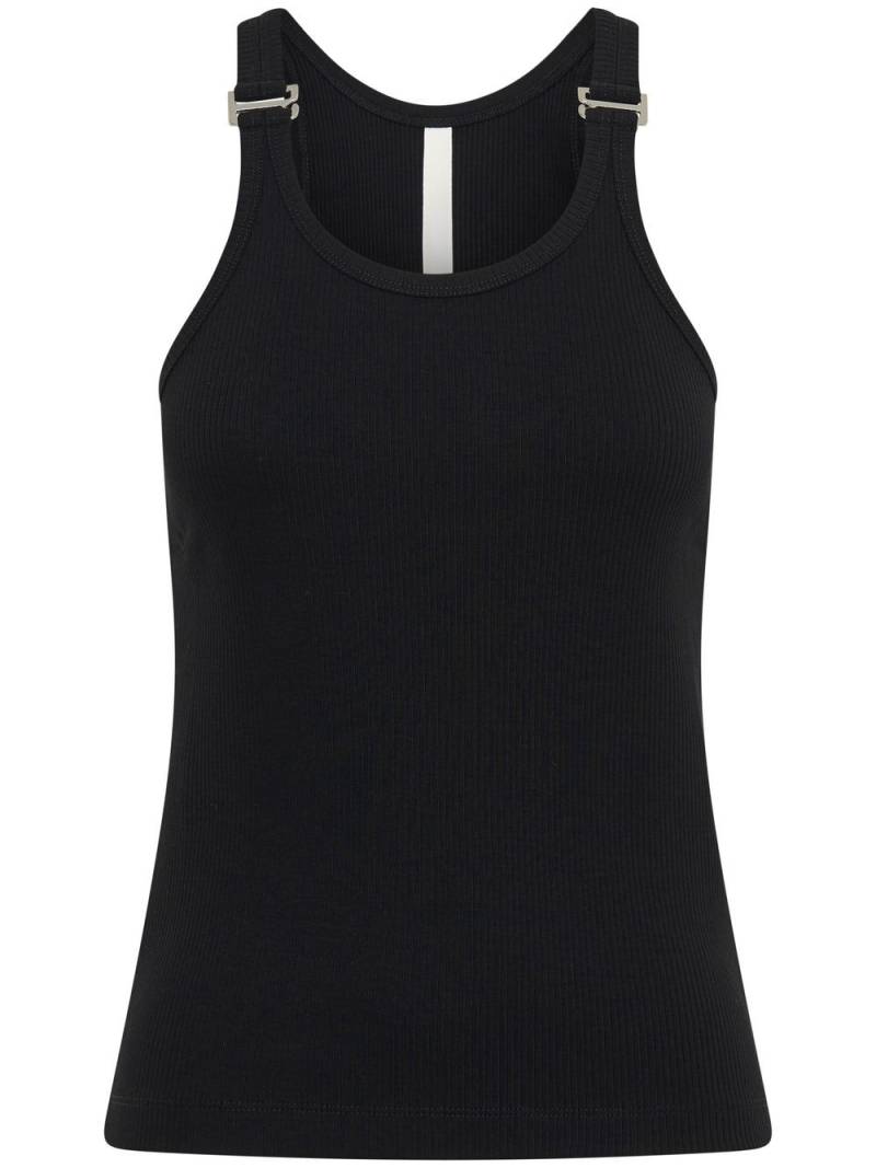 Dion Lee E-Hoop ribbed tank top - Black von Dion Lee