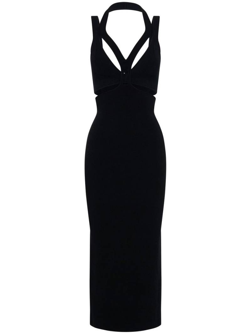 Dion Lee Interlink cut-out maxi dress - Black von Dion Lee