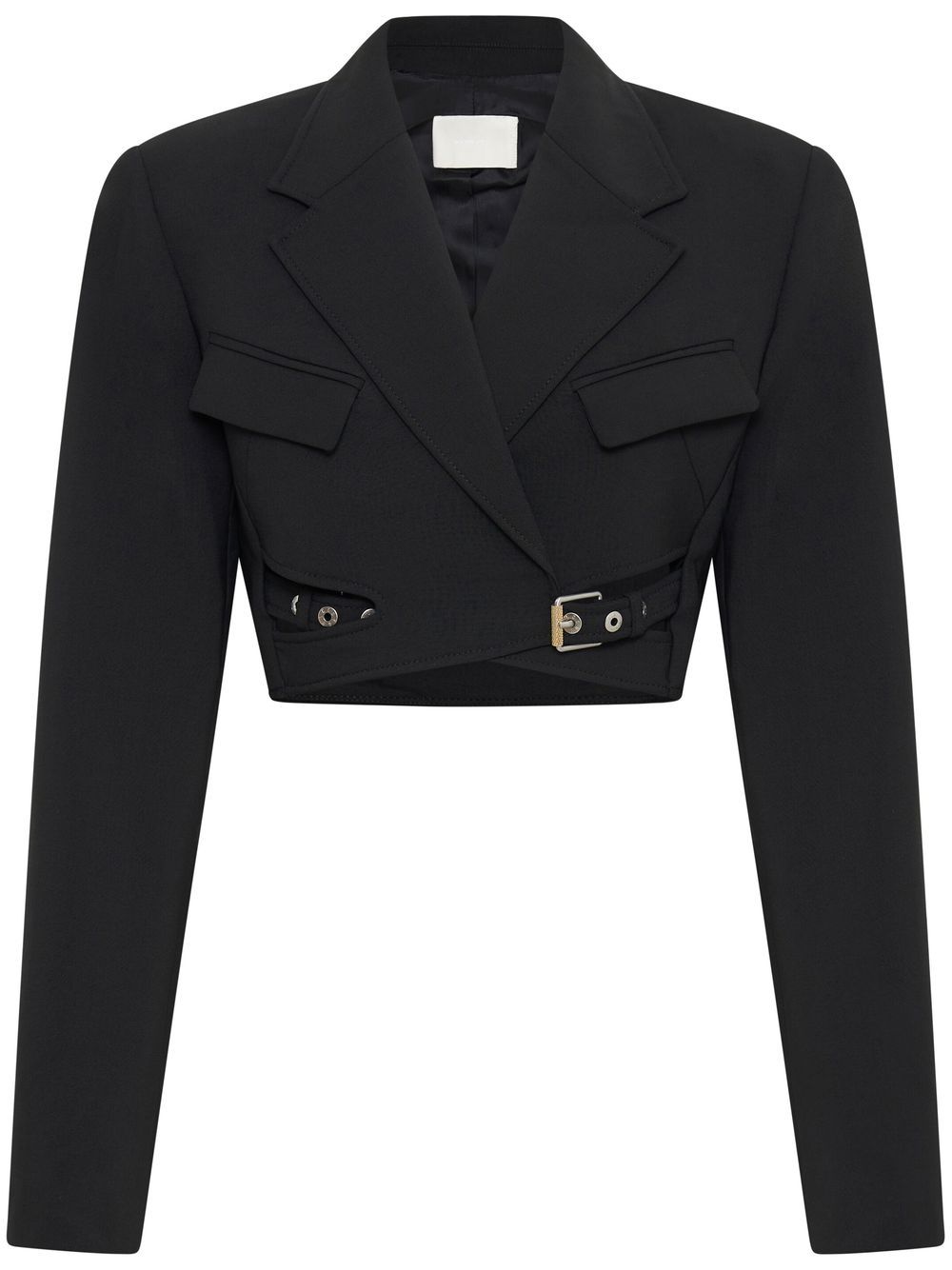 Dion Lee Interlock cropped blazer - Black von Dion Lee