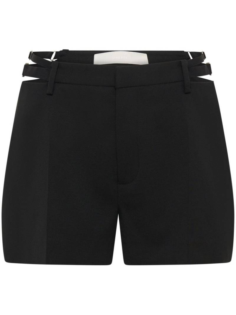 Dion Lee Lingerie stretch-wool shorts - Black von Dion Lee