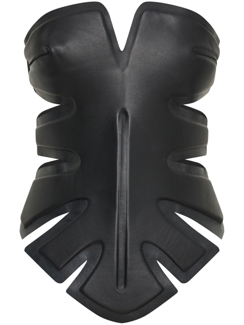 Dion Lee Padded Leaf corset top - Black von Dion Lee