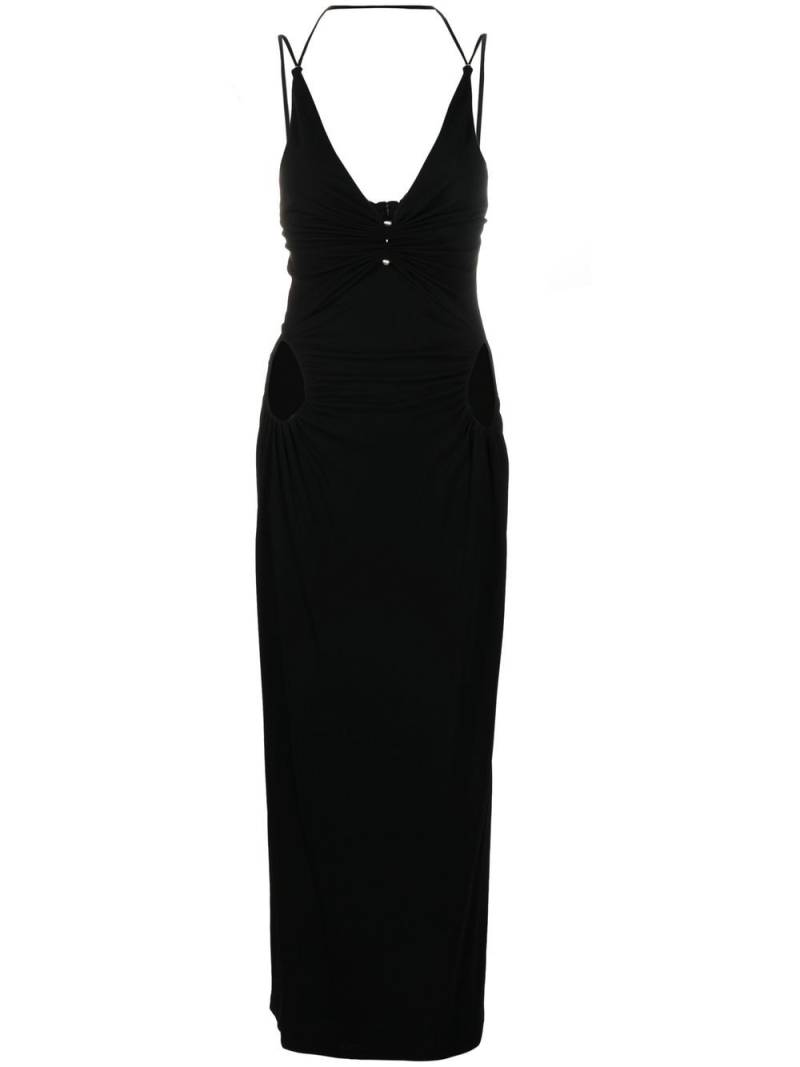 Dion Lee Rivet cut-out maxi dress - Black von Dion Lee