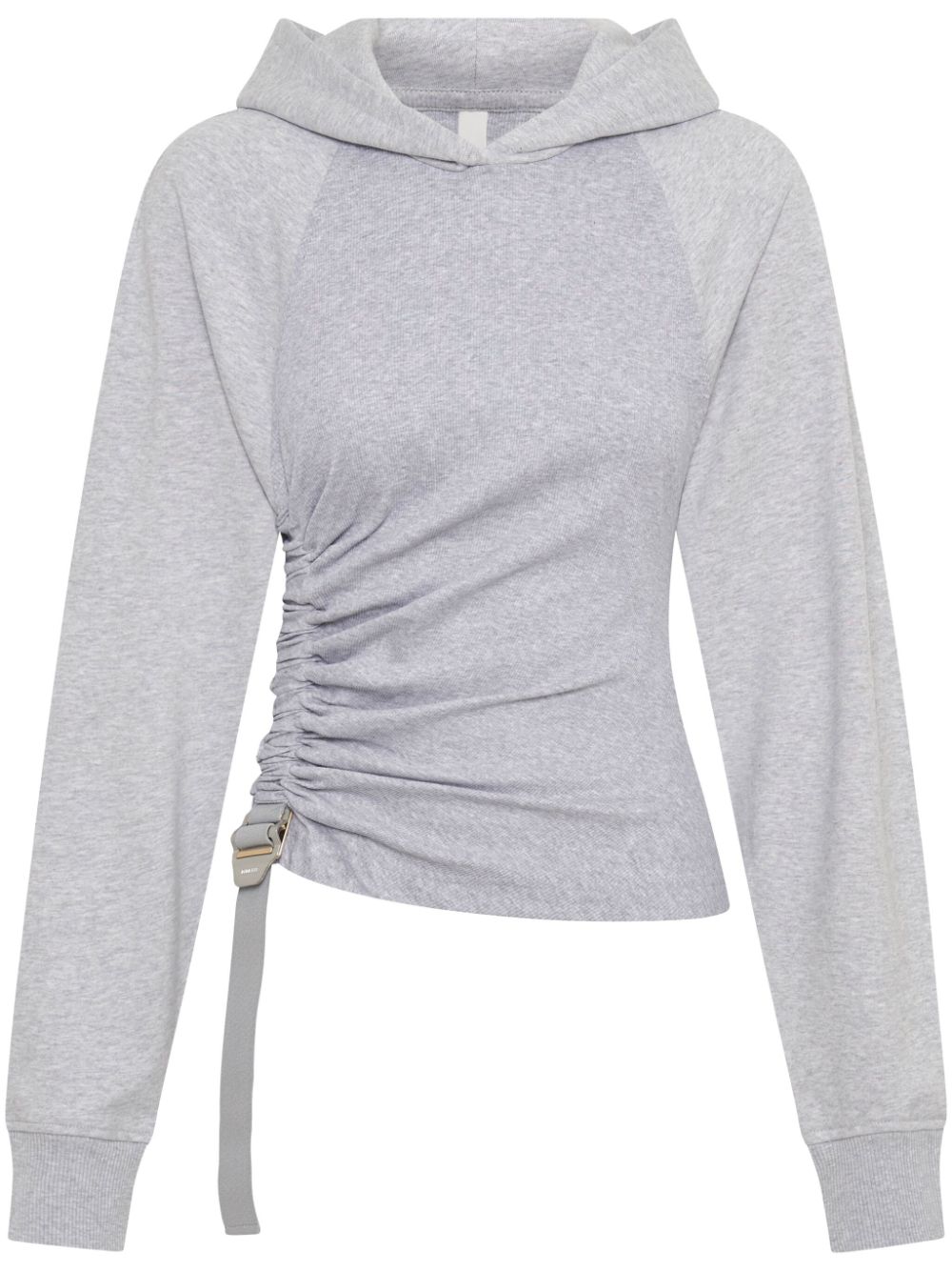 Dion Lee Safety Slider cotton hoodie - Grey von Dion Lee