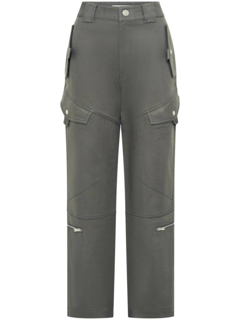 Dion Lee Tactical straight-leg cargo trousers - Green von Dion Lee