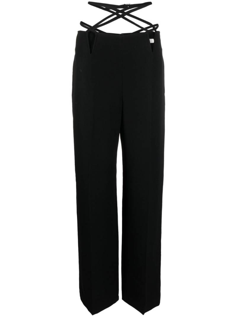 Dion Lee V-Wire straight-leg trousers - Black von Dion Lee