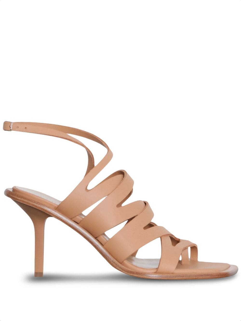 Dion Lee Vachetta interlock-heel sandals - Neutrals von Dion Lee