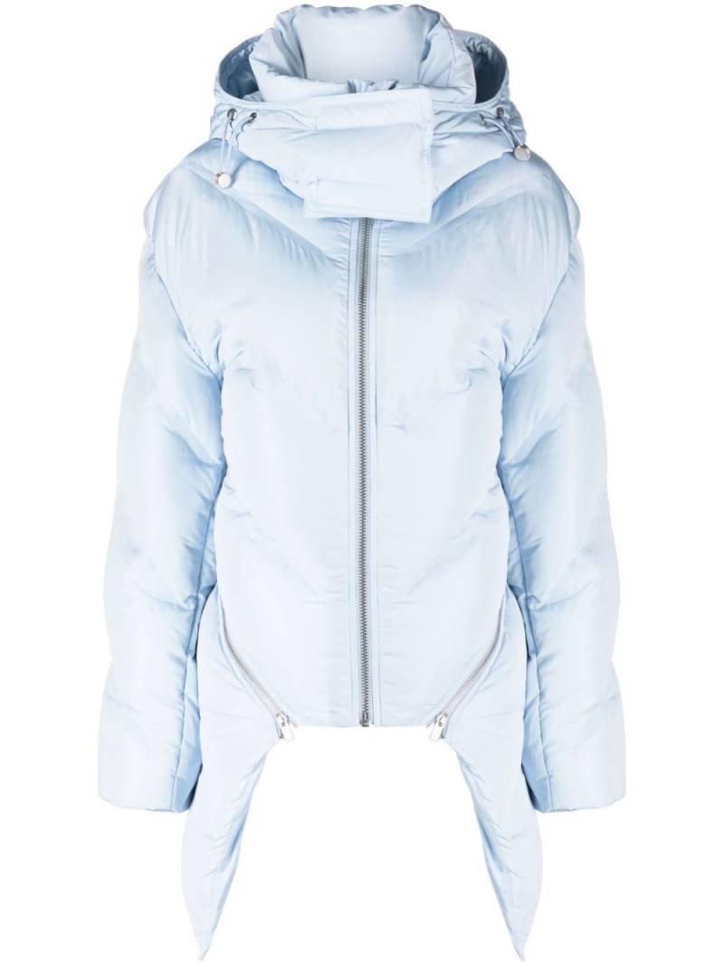 Dion Lee Welded convertible puffer jacket - Blue von Dion Lee