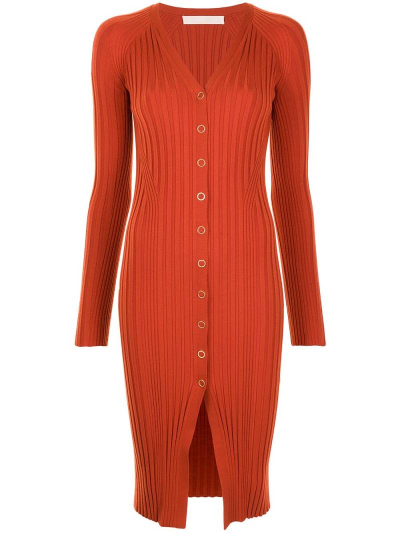 Dion Lee cardigan midi dress - Orange von Dion Lee