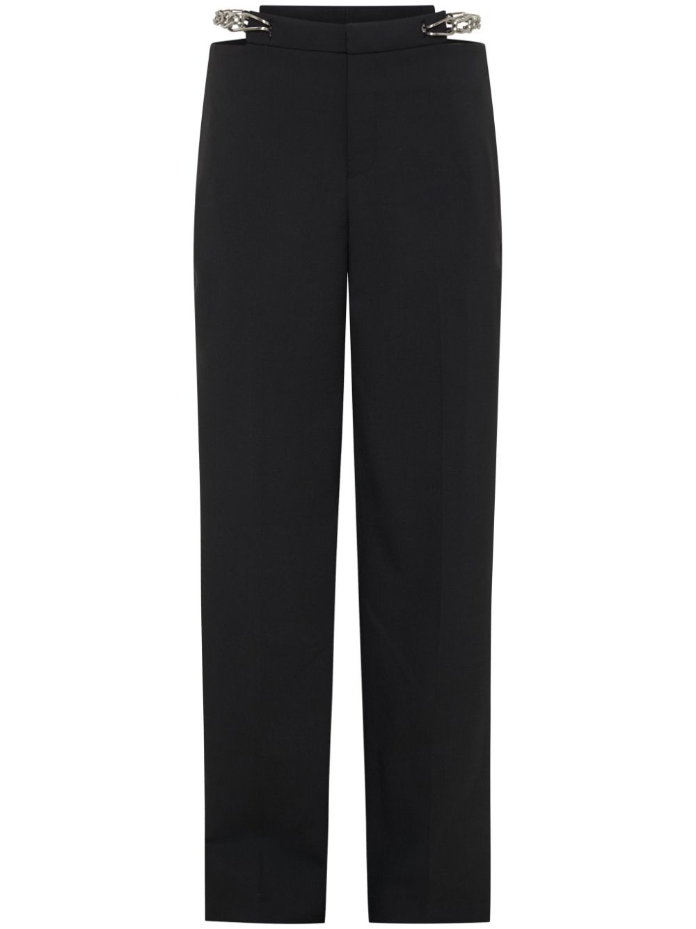 Dion Lee chain-link wool-blend tailored trousers - Black von Dion Lee