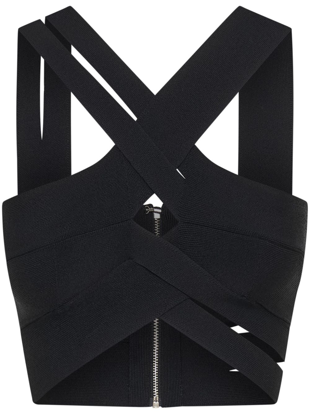 Dion Lee cut-out bralette-style top - Black von Dion Lee