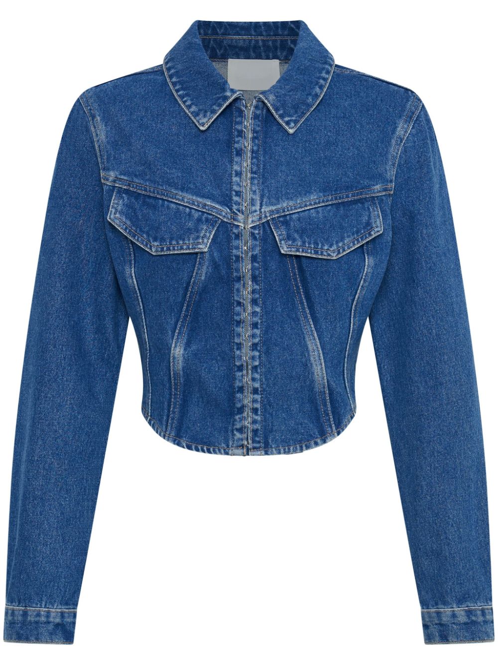 Dion Lee denim corset jacket - Blue von Dion Lee