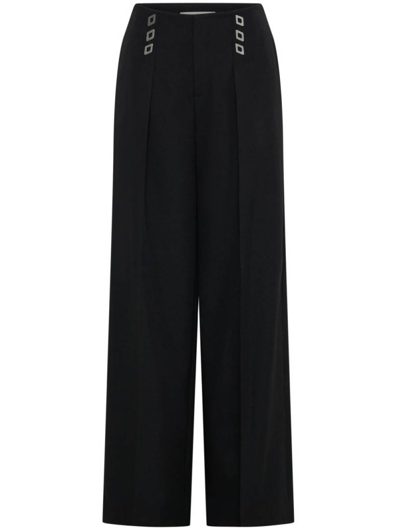 Dion Lee diamond-stud tailored trousers - Black von Dion Lee