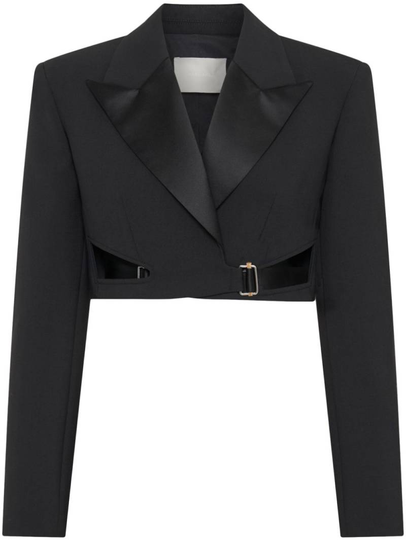 Dion Lee interlock tuxedo cropped blazer - Black von Dion Lee