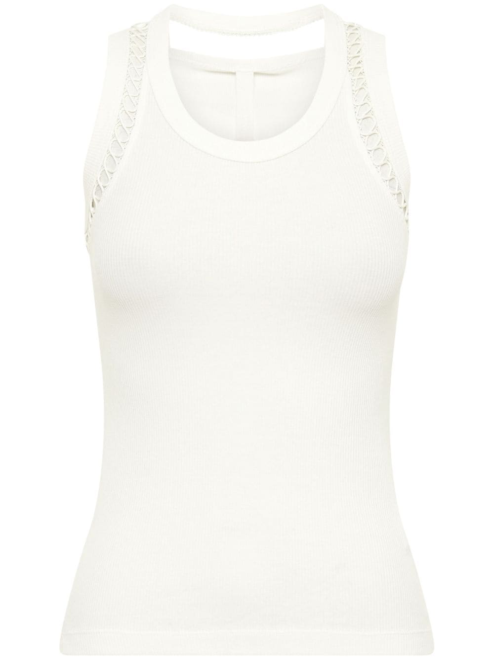 Dion Lee lace-detail tank top - White von Dion Lee