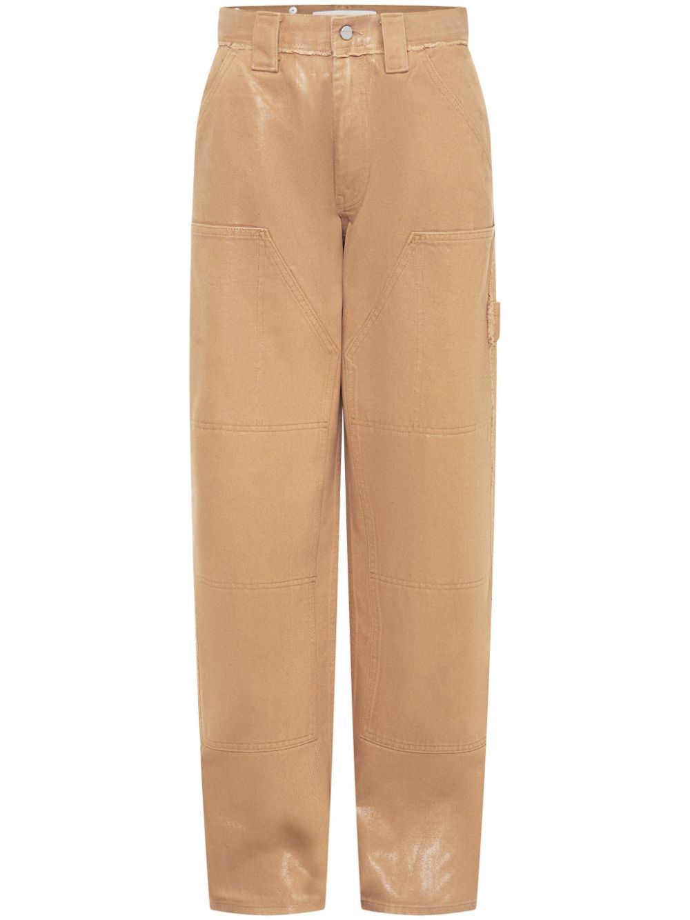 Dion Lee laminated carpenter jeans - Neutrals von Dion Lee