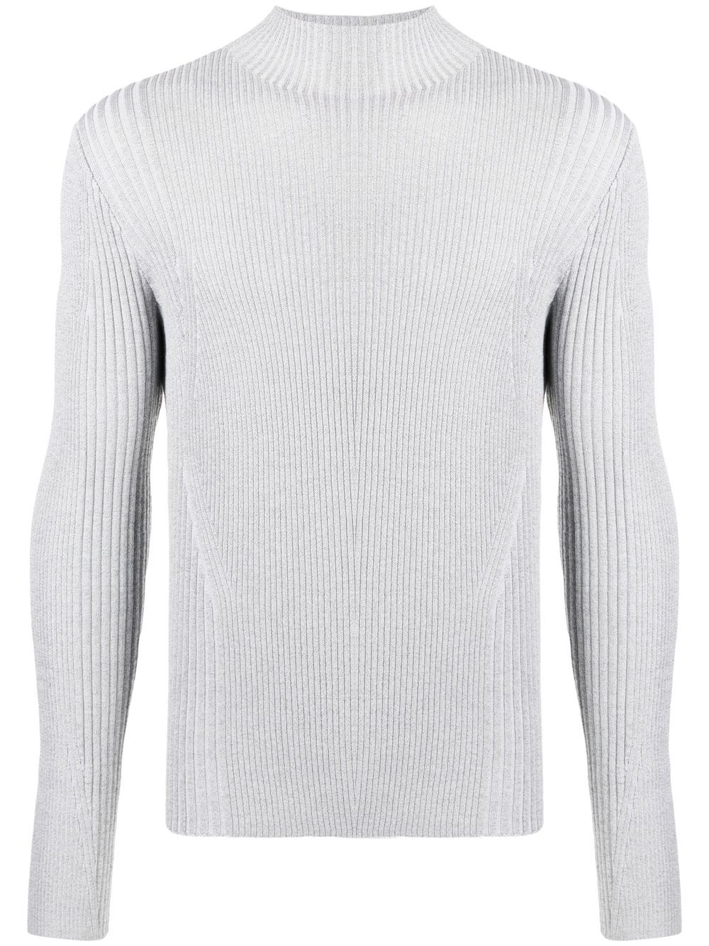 Dion Lee reflective ribbed-knit jumper - Grey