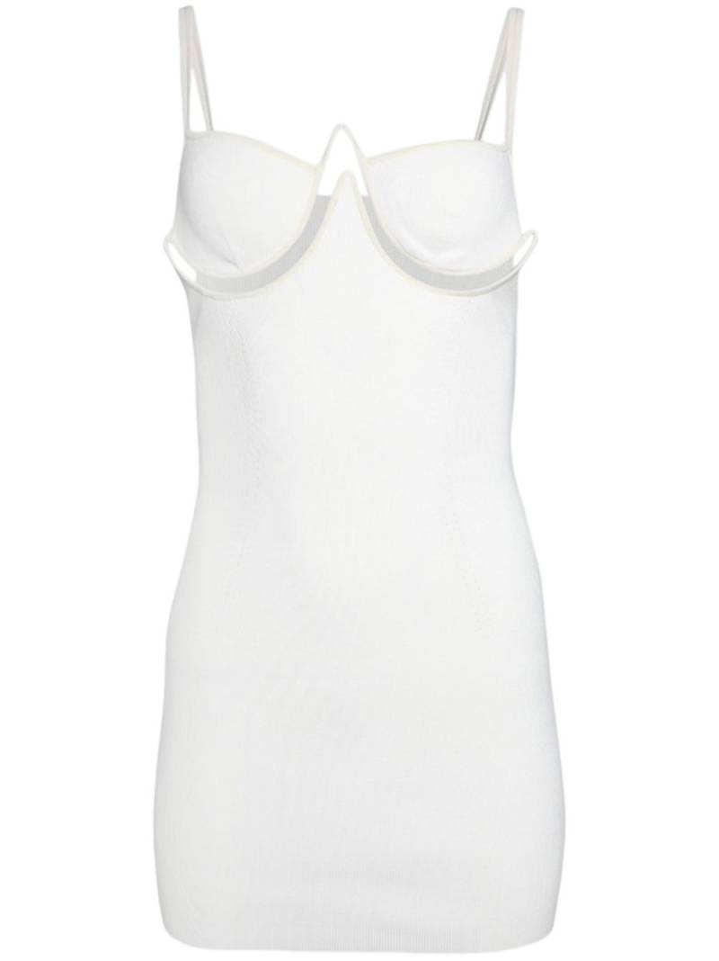 Dion Lee underwire-cup minidress - Neutrals von Dion Lee