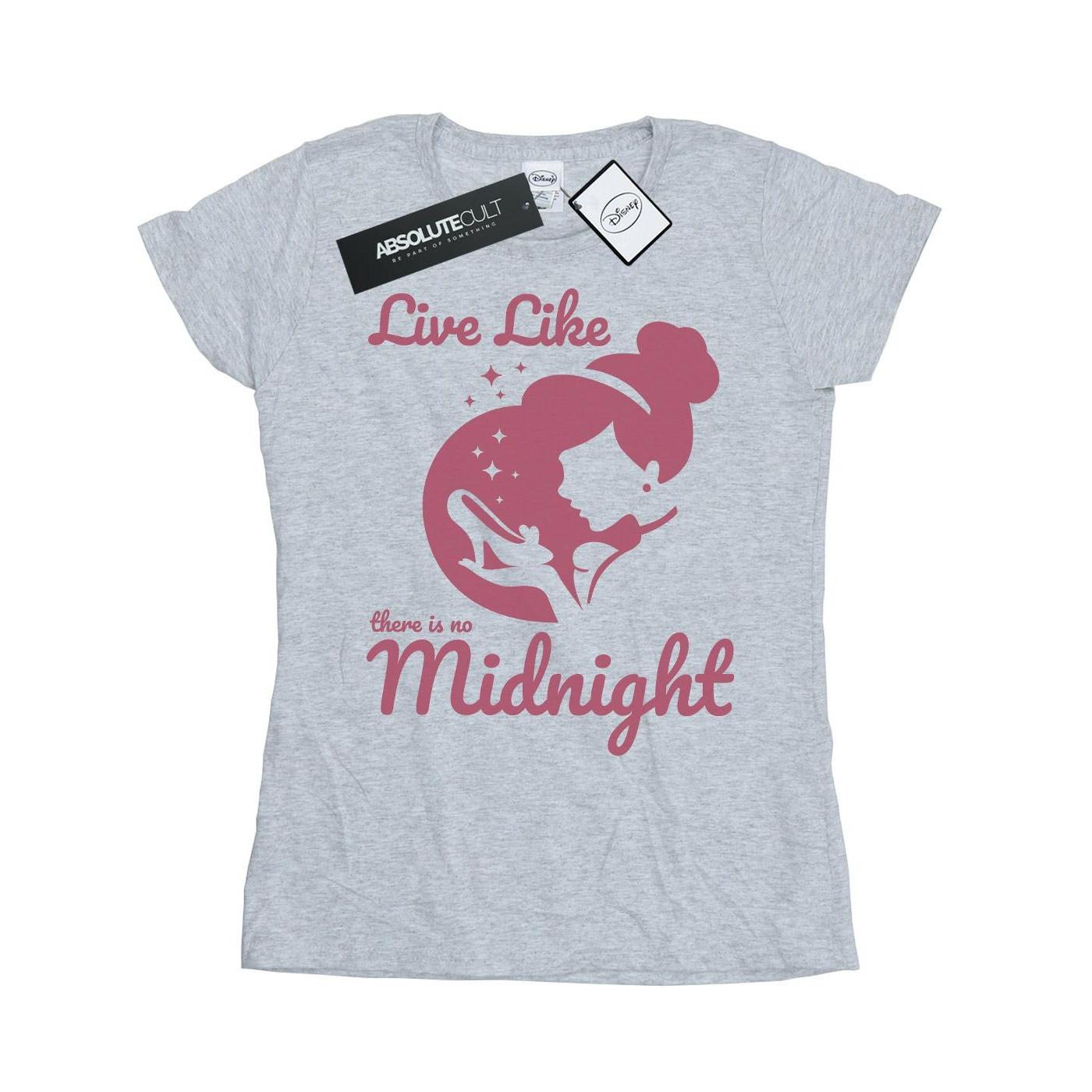 Cinderella No Midnight Tshirt Damen Grau L von Disney PRINCESS