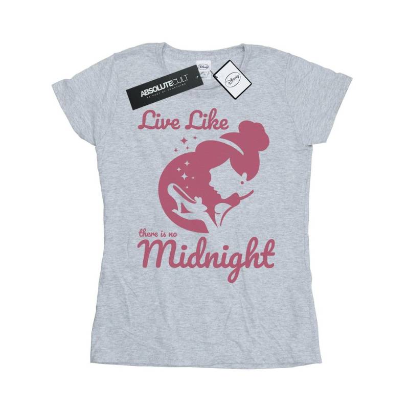 Cinderella No Midnight Tshirt Damen Grau XL von Disney PRINCESS