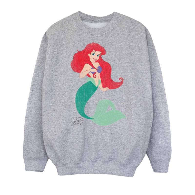 Disney PRINCESS - Classic Sweatshirt, 116, Grau von Disney PRINCESS