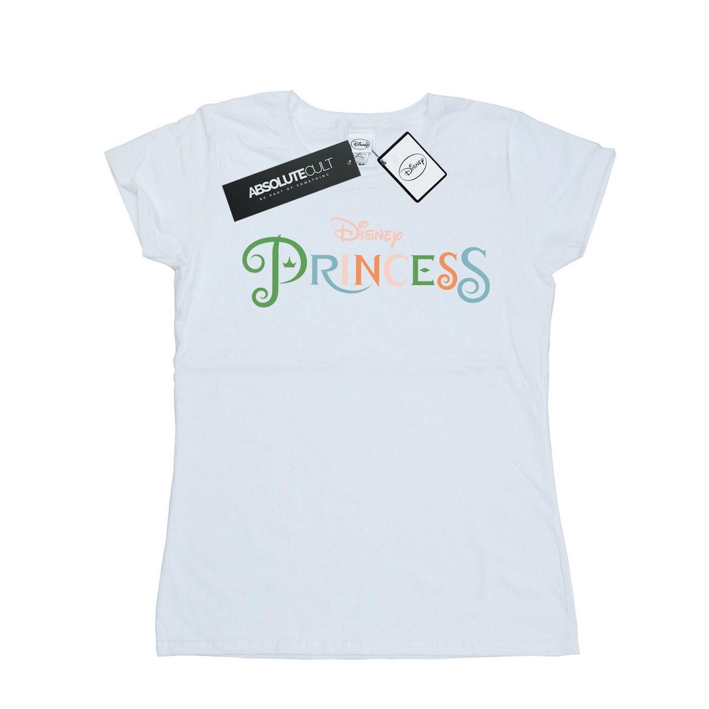 Colour Logo Tshirt Damen Weiss L von Disney PRINCESS