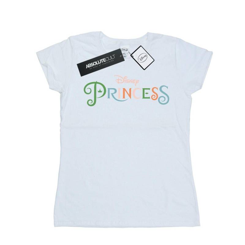 Colour Logo Tshirt Damen Weiss L von Disney PRINCESS