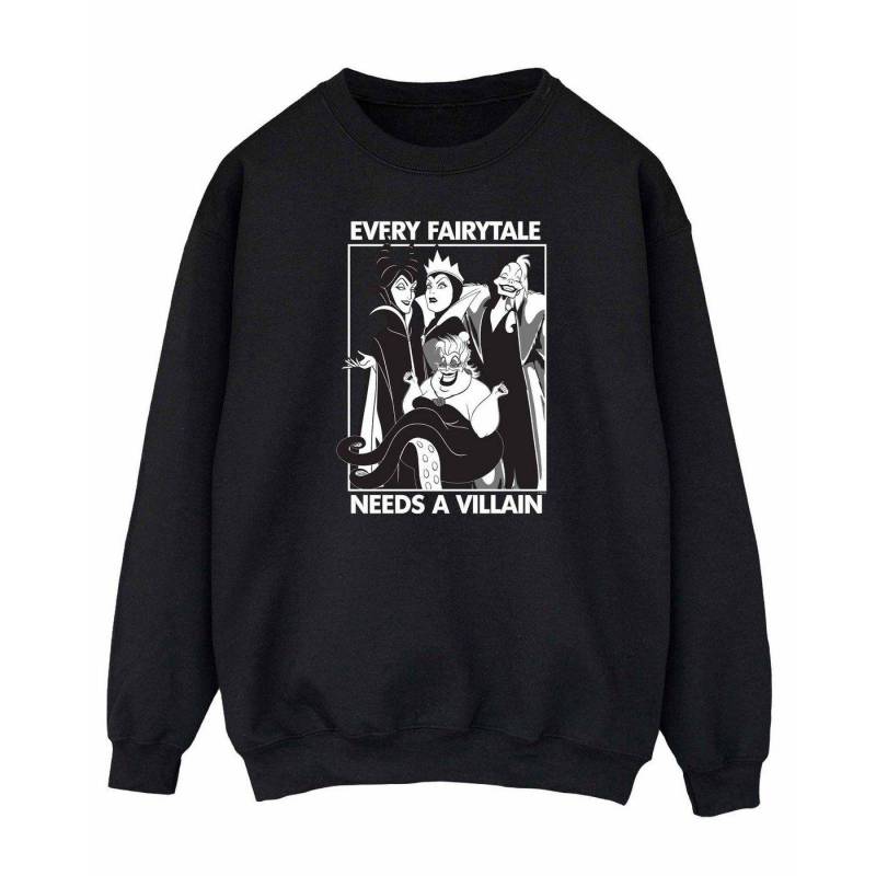 Every Fairy Tale Needs A Villain Sweatshirt Damen Schwarz M von Disney PRINCESS