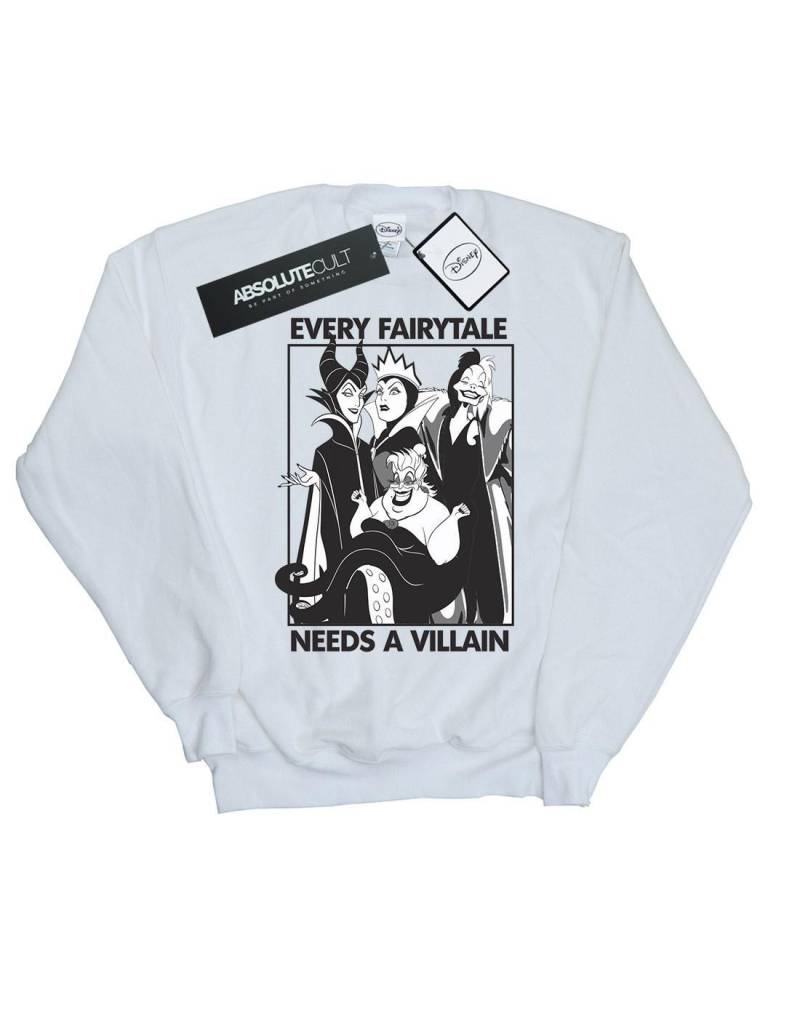 Every Fairy Tale Needs A Villain Sweatshirt Damen Weiss L von Disney PRINCESS