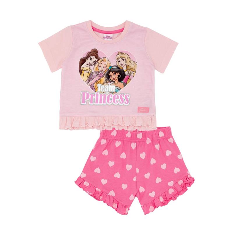 Schlafanzug Kurzärmlig Unisex Pink 104 von Disney PRINCESS