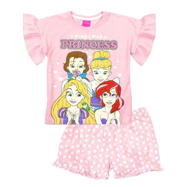 Schlafanzug Mit Shorts Mädchen Pink 128 von Disney PRINCESS