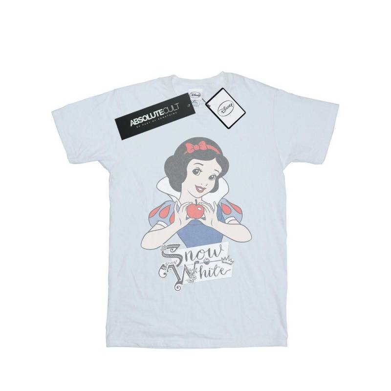 Snow White Apple Tshirt Mädchen Weiss 128 von Disney PRINCESS