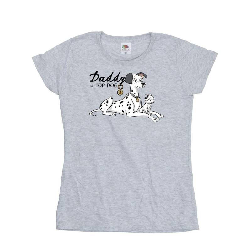 101 Dalmatians Top Dog Tshirt Damen Grau M von Disney