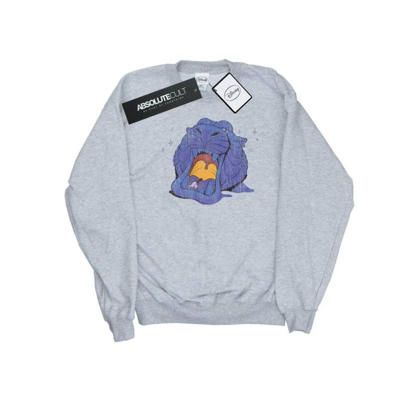 Aladdin Cave Of Wonders Distressed Sweatshirt Unisex Grau 128 von Disney