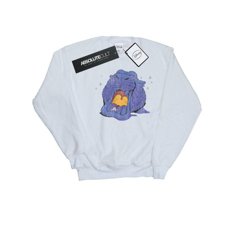 Aladdin Cave Of Wonders Distressed Sweatshirt Unisex Weiss 116 von Disney