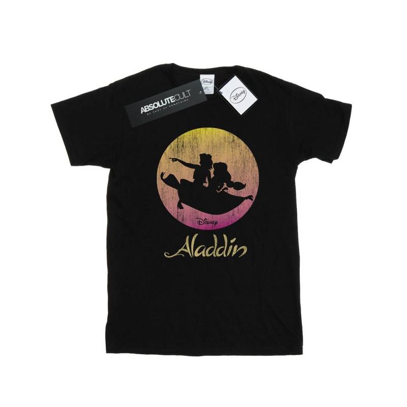 Aladdin Flying Sunset Tshirt Damen Schwarz 3XL von Disney